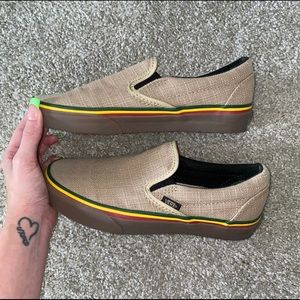 VANS- Slip on Hemp Rasta (rare)
